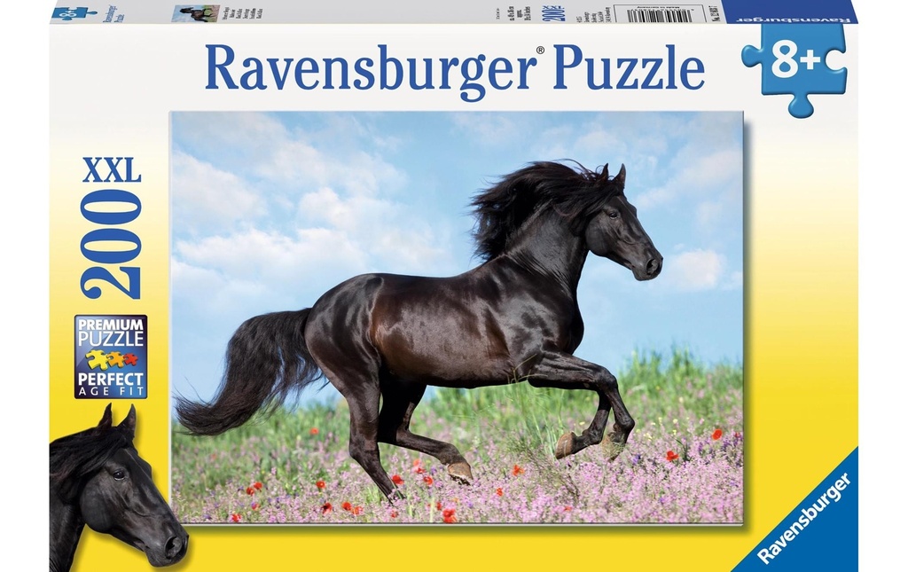 Ravensburger Puzzle Étalon noir 200 pièces XXL