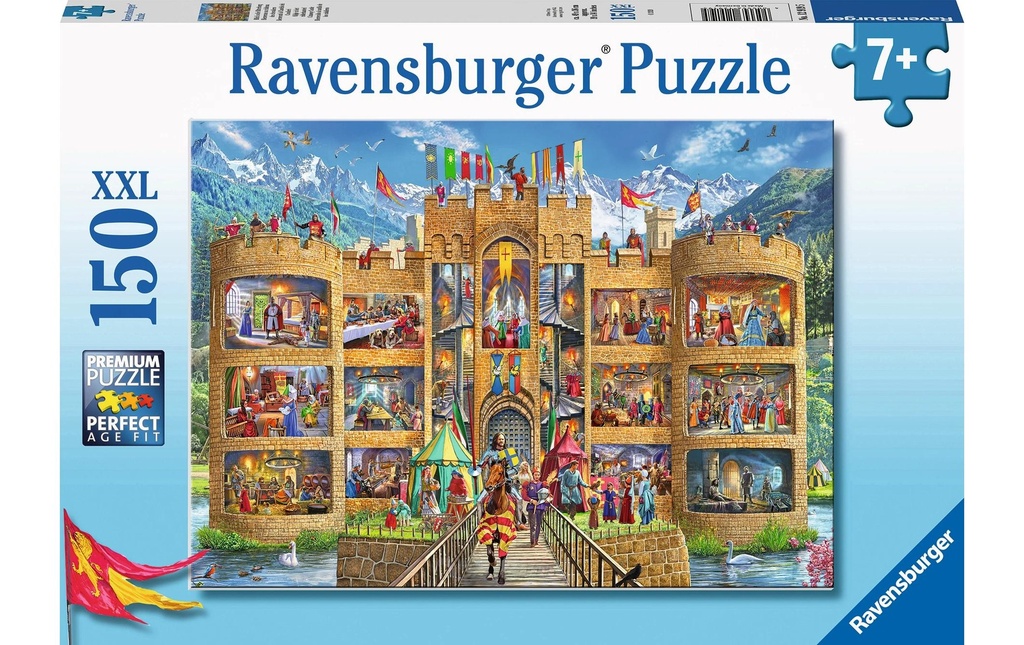Ravensburger Puzzle Vue sur le château des chevaliers 150 pièces XXL