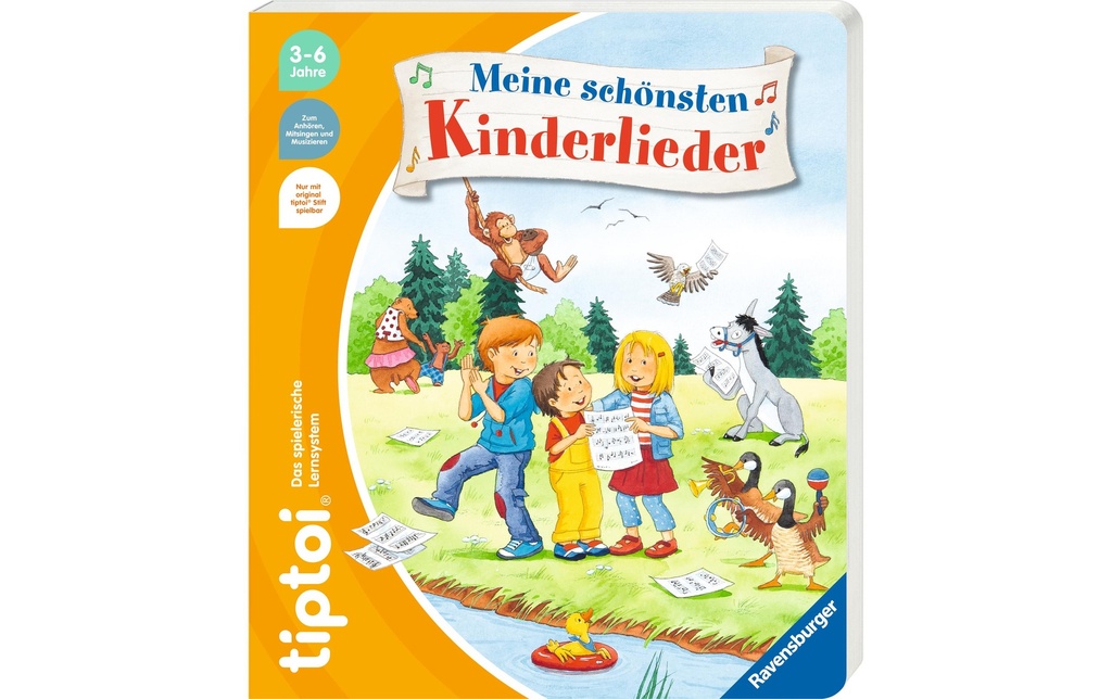 tiptoi Livre éducatif Mes plus belles chansons pour enfants Livre d'apprentissage