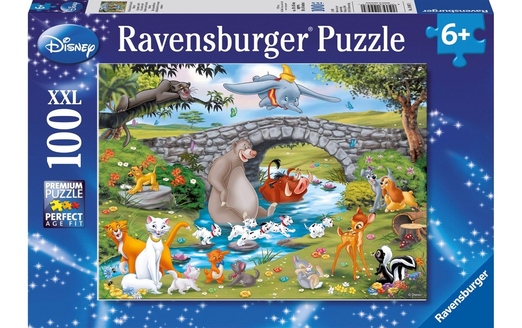 Ravensburger Puzzle Amis animaux 100 pièces XXL
