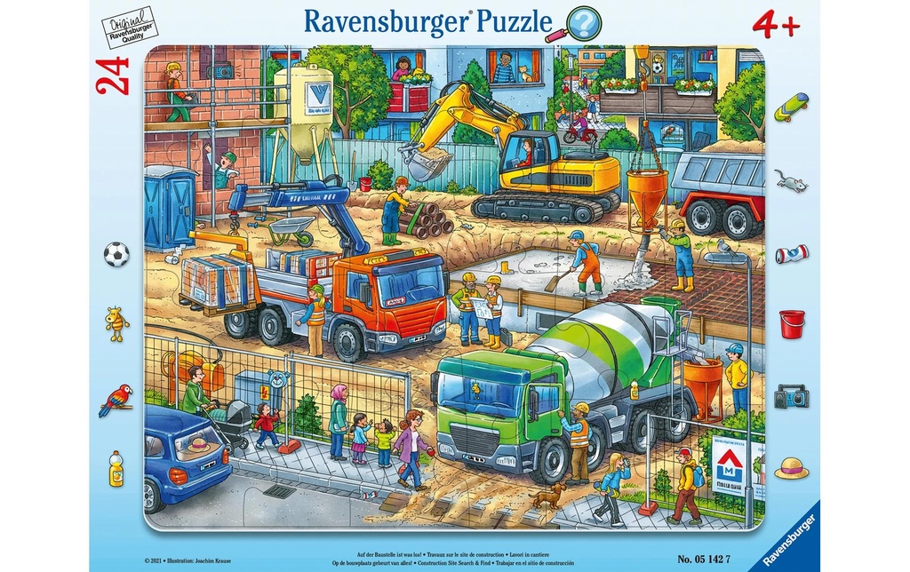 Ravensburger Puzzle Il se passe quelque chose sur le chantier 24 pièces