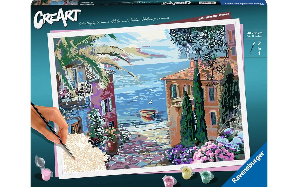 Ravensburger Peinture avec chiffres Mediterranean Landscape
