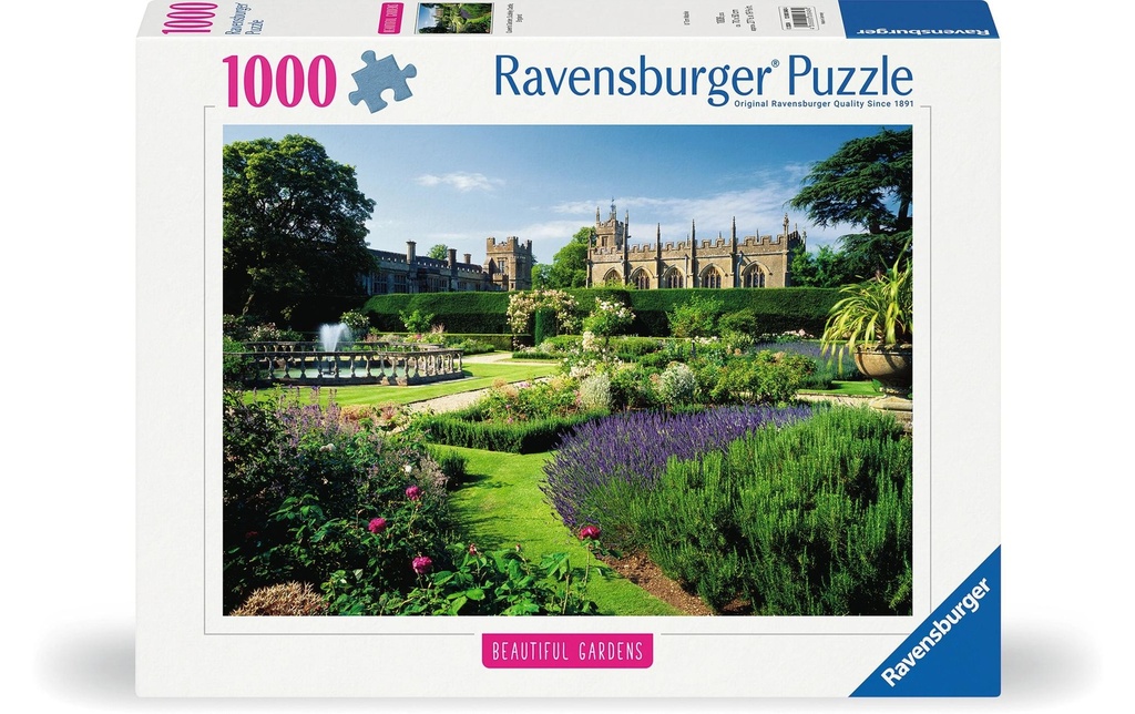 Ravensburger Puzzle Jardin de la reine, château de Sudeley 1000 pièces