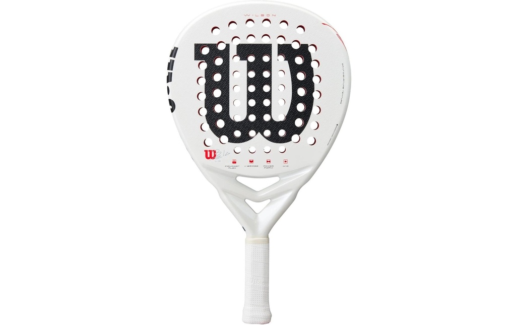 Wilson Raquettes de padel Bela LS V3 Blanc/Rouge