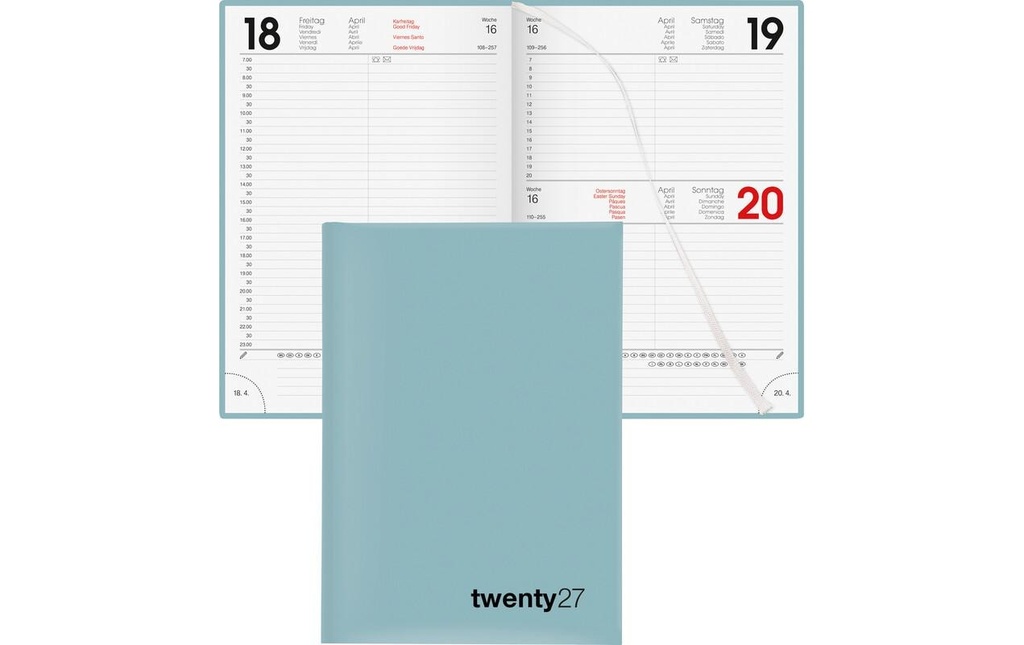 [850871027] BIELLA Agenda Colorful 1J/1P vert sau