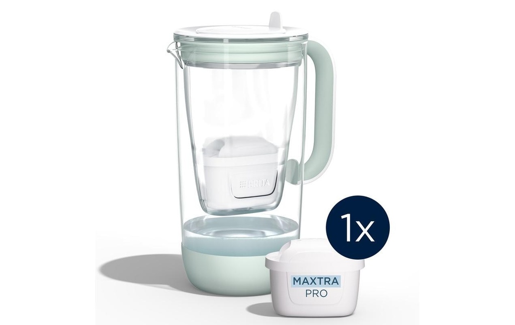 BRITA Filtre à eau en verre Limited Edition Vert clair