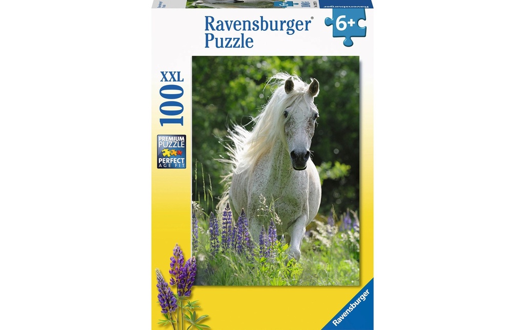 Ravensburger Puzzle Jument blanche 100 pièces XXL