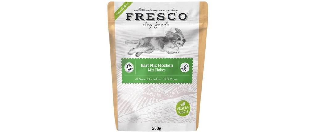 FRESCO Supplément alimentaire pour chiens Flocons Barf Mix 500 g