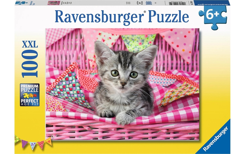 Ravensburger Puzzle Adorable chaton 100 pièces XXL