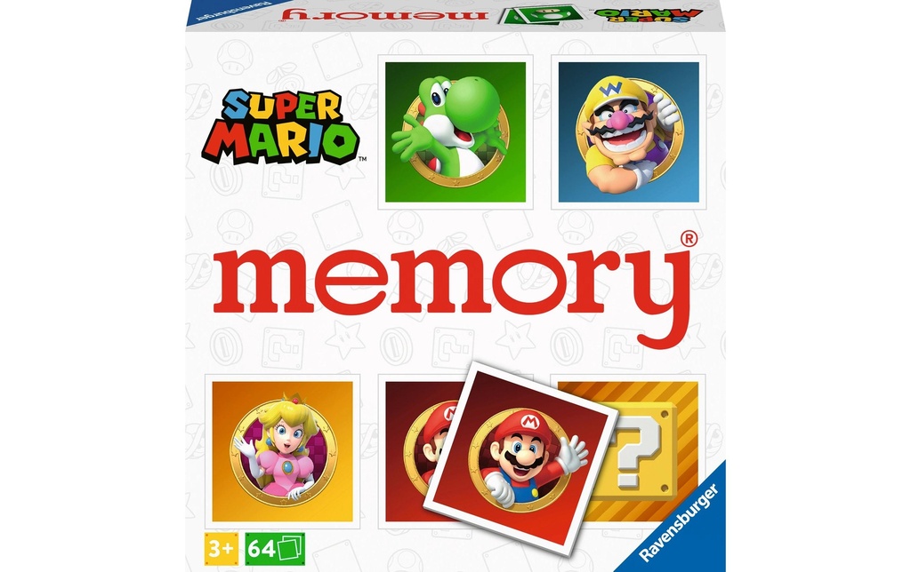 Ravensburger Super Mario memory avec 64 cartes d'images