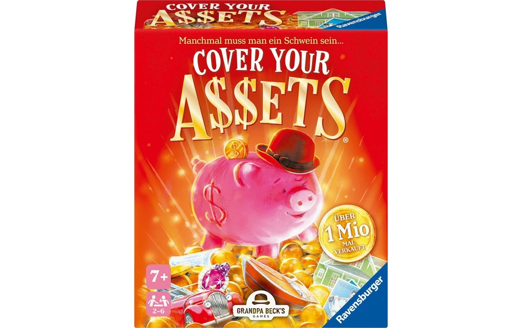 Ravensburger Jeux de cartes Cover your Assets 2 à 6 joueurs