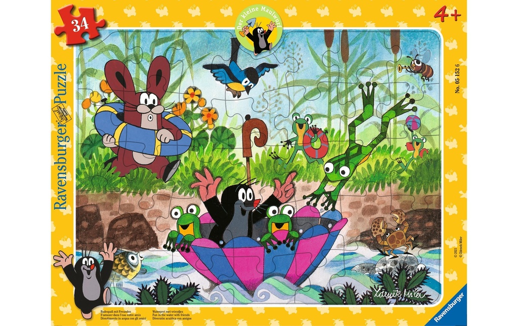 Ravensburger Puzzle Le plaisir de la baignade entre amis 34 pièces