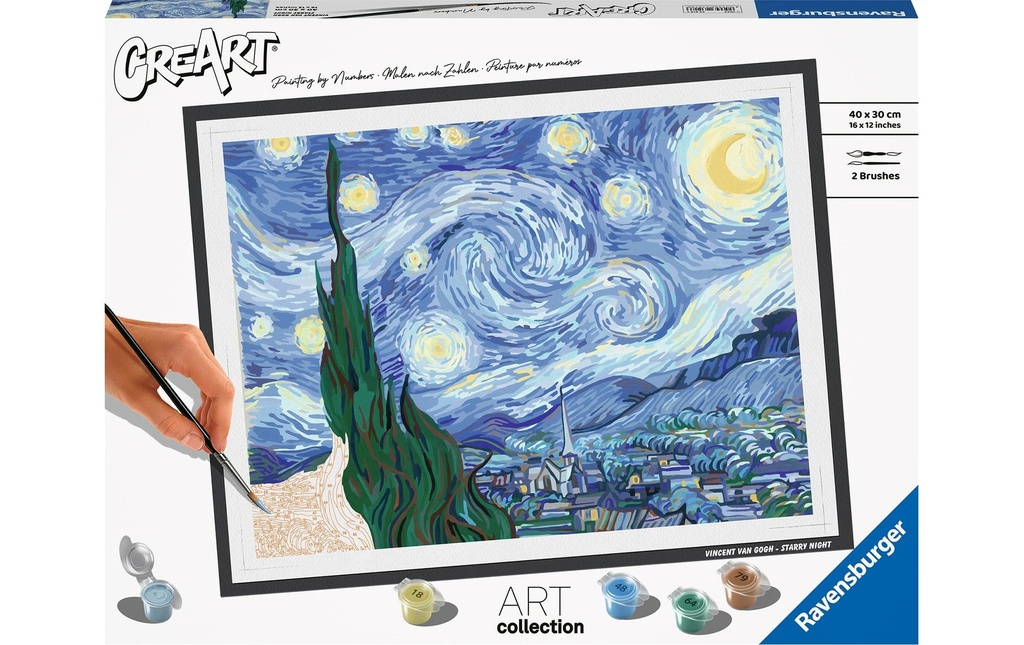 Ravensburger Peinture avec chiffres Van Gogh The Starry Night