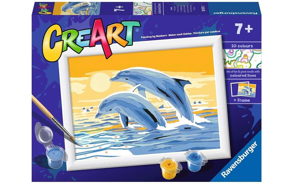 Ravensburger Peinture avec chiffres Délicieux dauphins