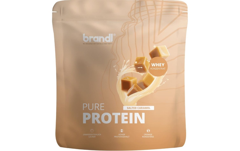 Brandl-Nutrition Poudre Pure Protein 2.0 W caramel salé Caramel 1000 g