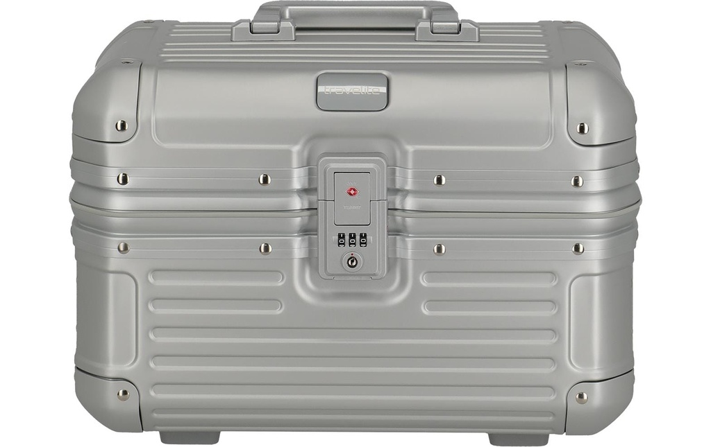 travelite Next Beautycase Alu 19 l Argent