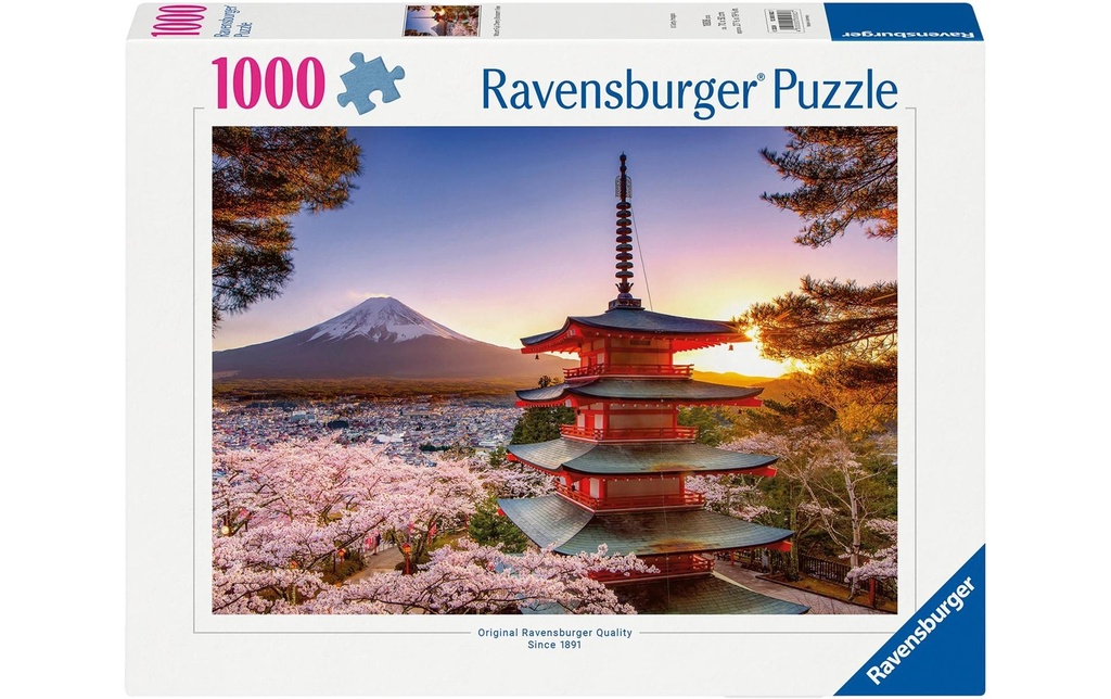 [490000582] RAVENSBURGER Puzzle fleurs c. Japon 1000 pc (1000 pces)
