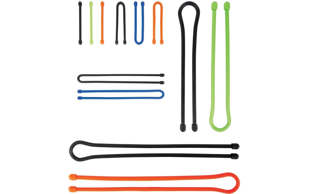 NITE IZE Serre-câble Gear Tie, 12 paquets Assorti 609.6 mm x 9.5 mm