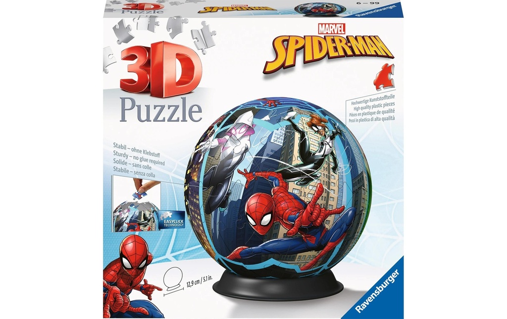 Ravensburger Puzzle Spiderman Balle 3D 72 pièces