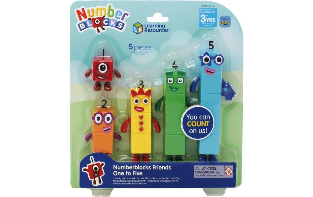 Learning Resources Jouets d’occupation Numberblocks Amis de un à cinq