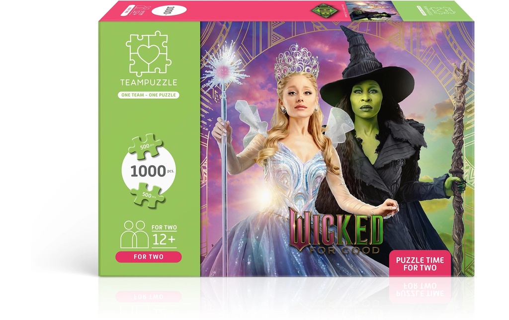 Teampuzzle Wicked (en français) : Pour le bien 1.000 pièces, carton de haute qualité