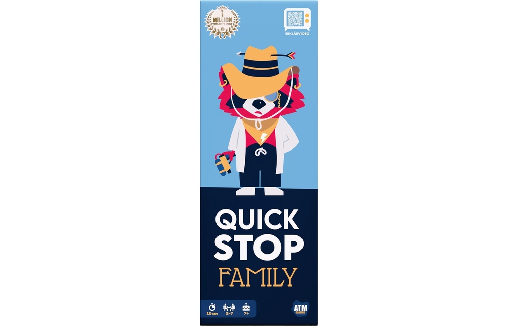 Max Bersinger Jeux de cartes Quickstop édition familiale -DE-
