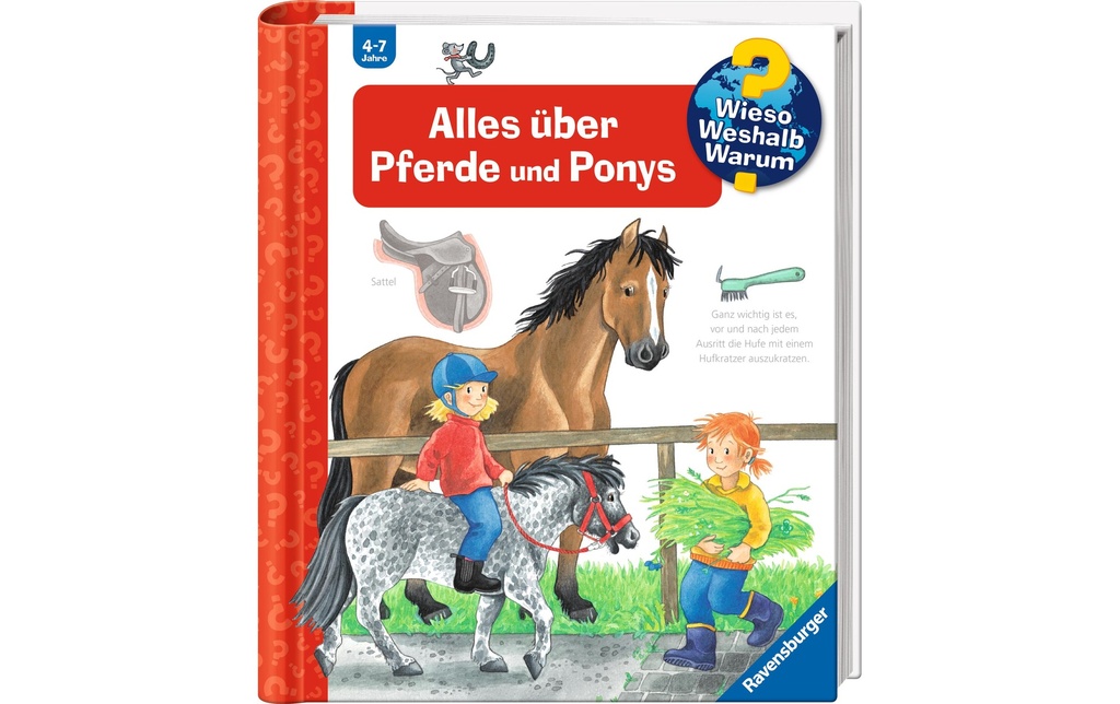 Ravensburger Livres pratiques pour enfants Tout sur les chevaux et les poneys