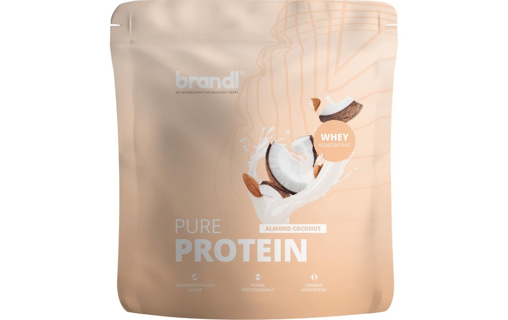 Brandl-Nutrition Poudre Pure Protein 2.0 W Almond Coconut Coco 1000 g