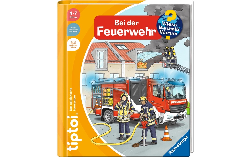 tiptoi Livre éducatif Chez les pompiers Livre d'apprentissage