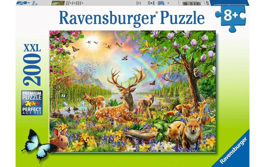 Ravensburger Puzzle Gracieuse famille de cerfs 200 XXL