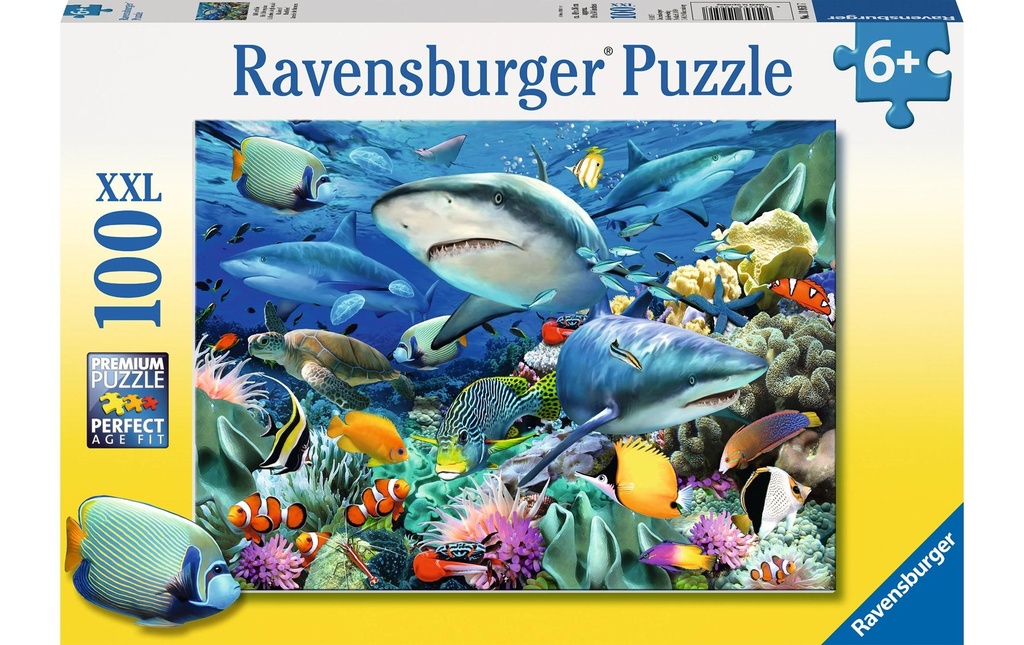 Ravensburger Puzzle Récif des requins 100 pièces XXL
