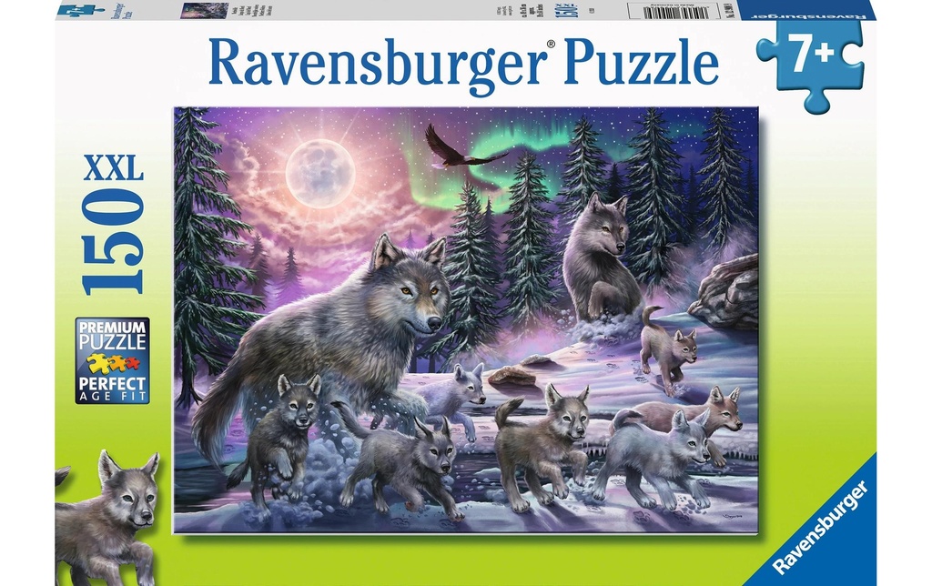 Ravensburger Puzzle Loups du Nord 150 pièces XXL
