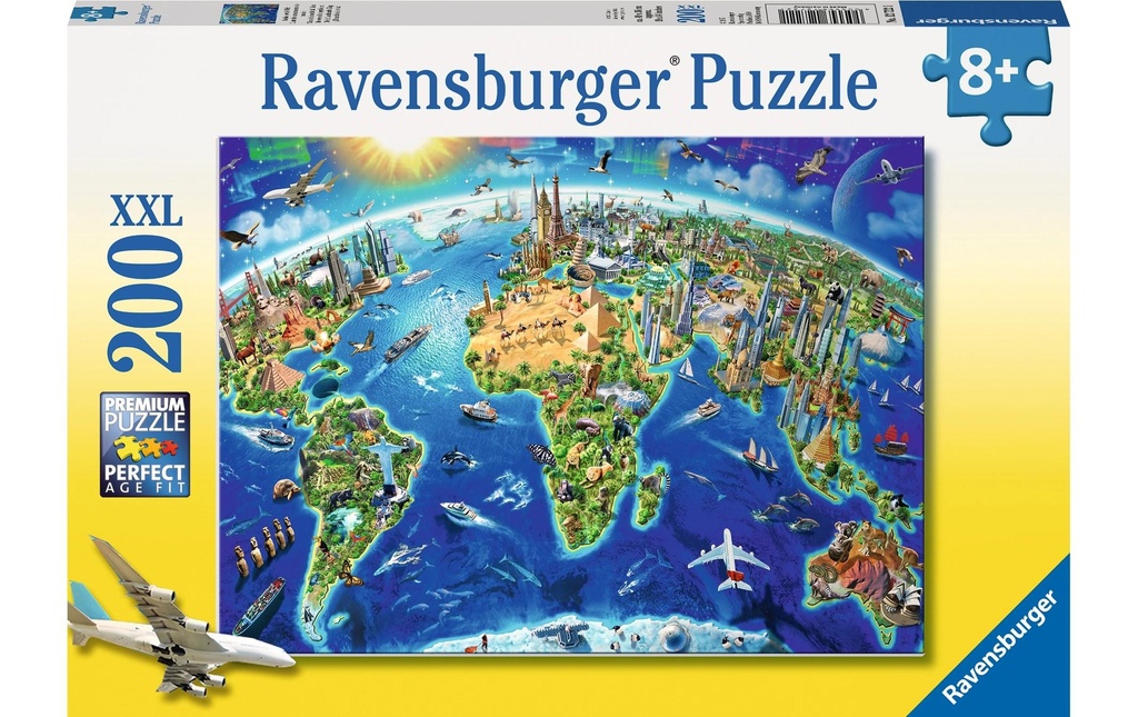 Ravensburger Puzzle Le vaste monde 200 pièces XXL