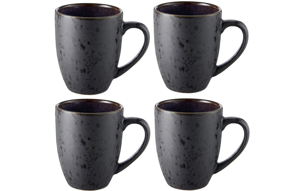 Bitz Tasse à café 300 ml, 4 Pièce/s, Noir/Bleu foncé