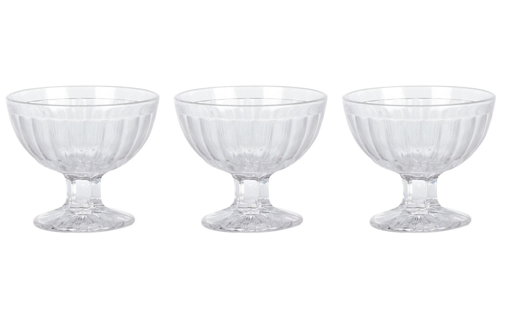 FURBER Coupe à dessert 3 Pièce/s, Transparent