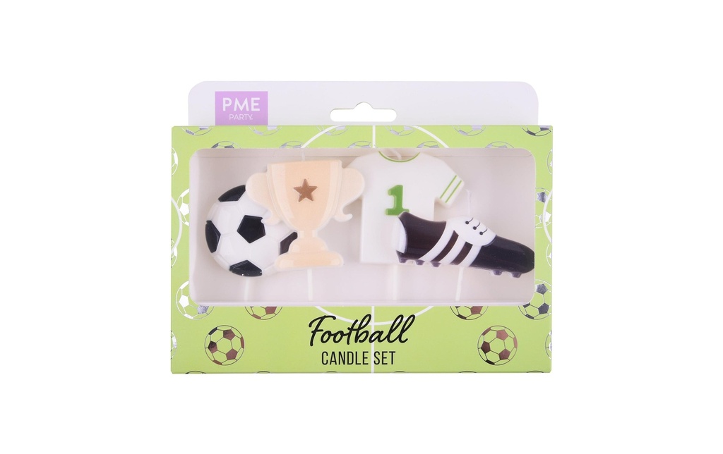 PME Bougie Le football, 4 pièces