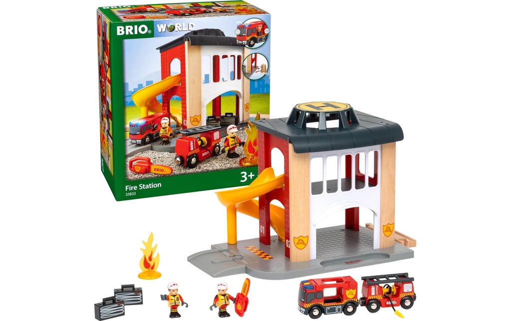 BRIO Grande station de pompiers, véhicule