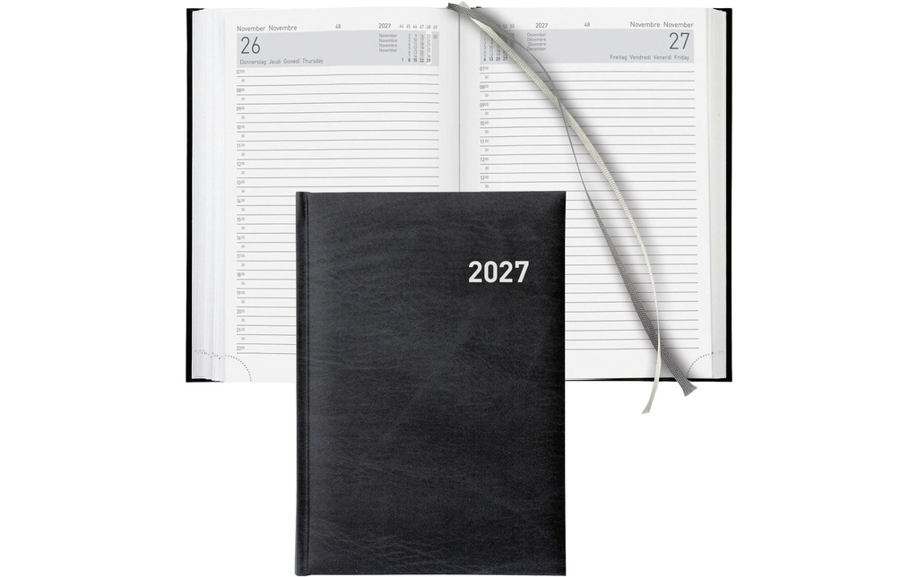 BIELLA Agenda A5 Executive 1J/1P noir