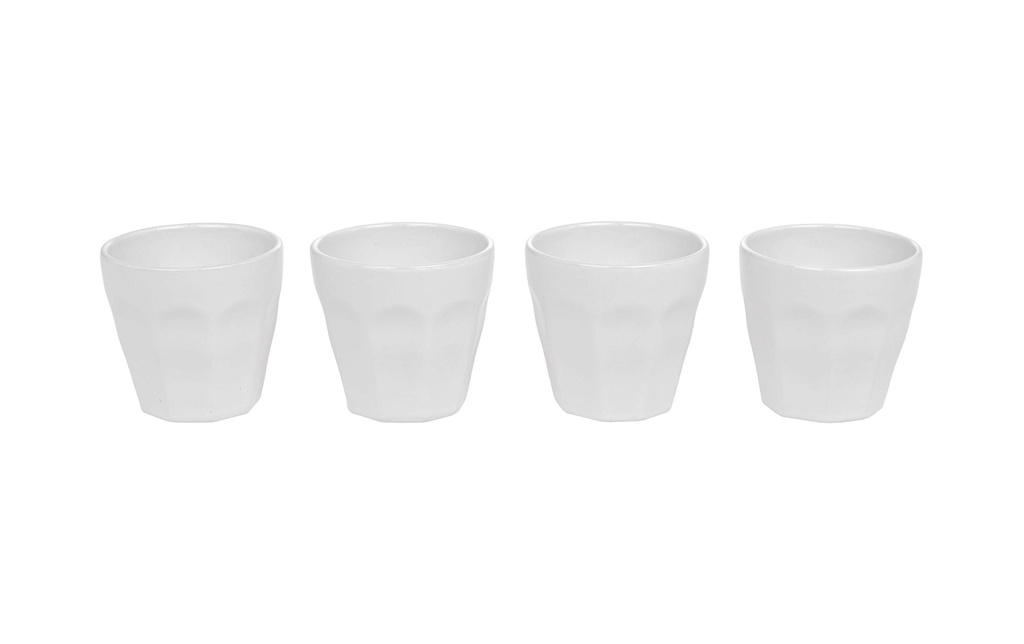 FURBER Tasse à expresso 90 ml, 4 pièces, Blanc