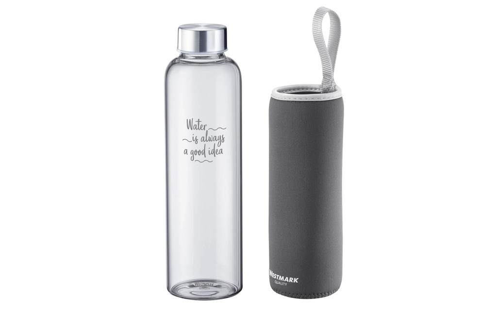 Westmark Gourde Viva en verre 550 ml, Anthracite