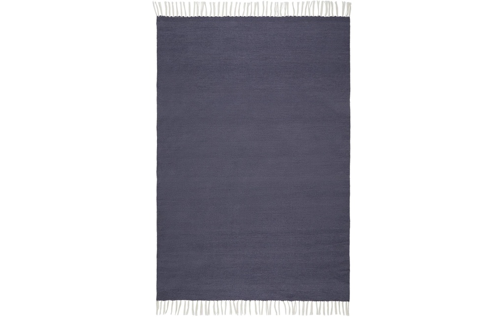 Urbanara Tapis Udaka 90 x 130 cm, Gris bleu