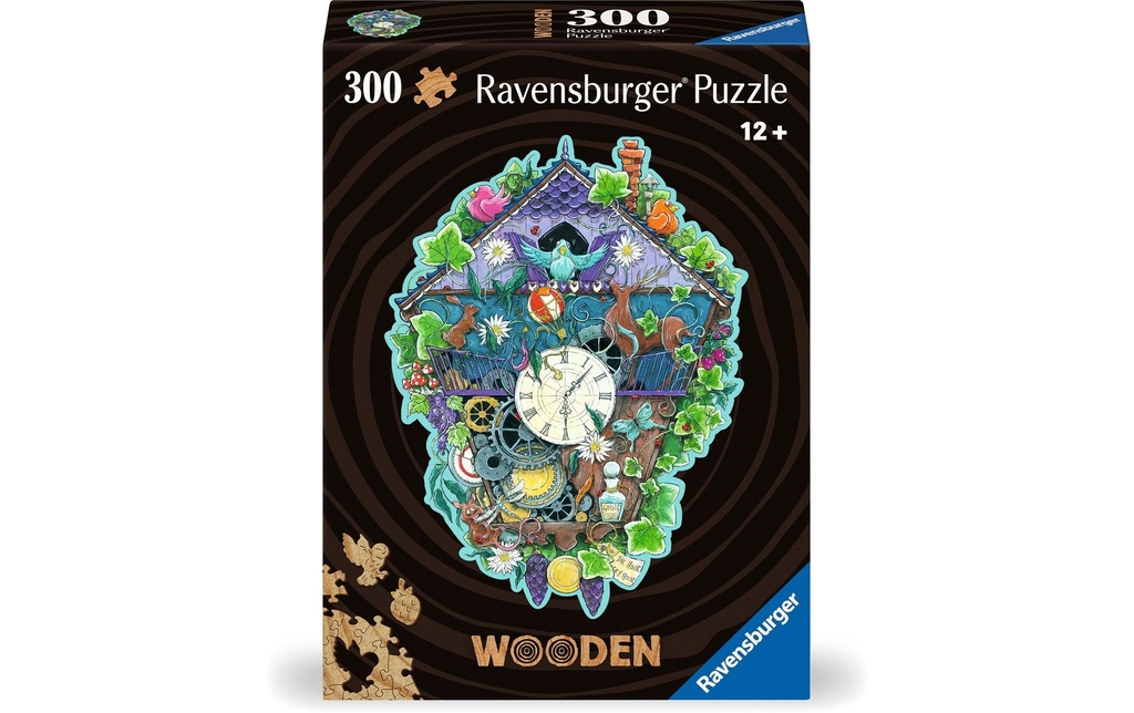 Ravensburger Puzzle en bois Cuckoo Clock Bois, 300 pièces