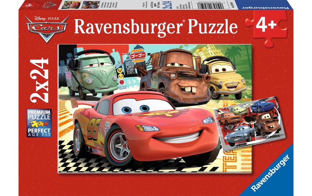 Ravensburger Puzzle Nouvelles aventures 2 x 24 pièces, à partir de 4 ans