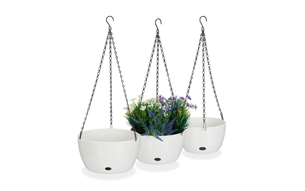 relaxdays Feux de Fleurs L/M/XL Lot de 3