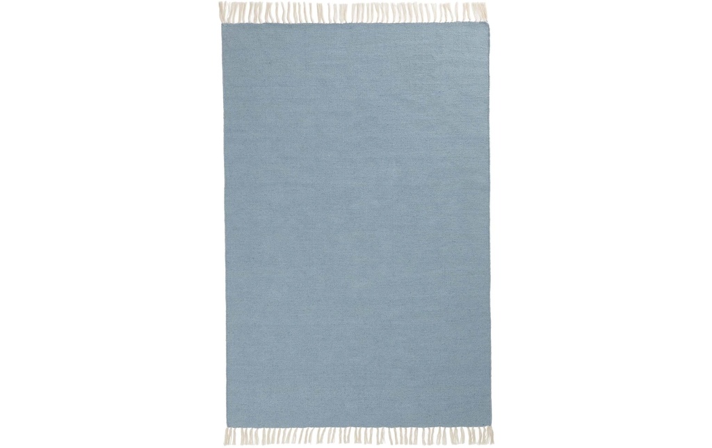 Urbanara Tapis Udaka 170 x 240 cm, bleu glacier