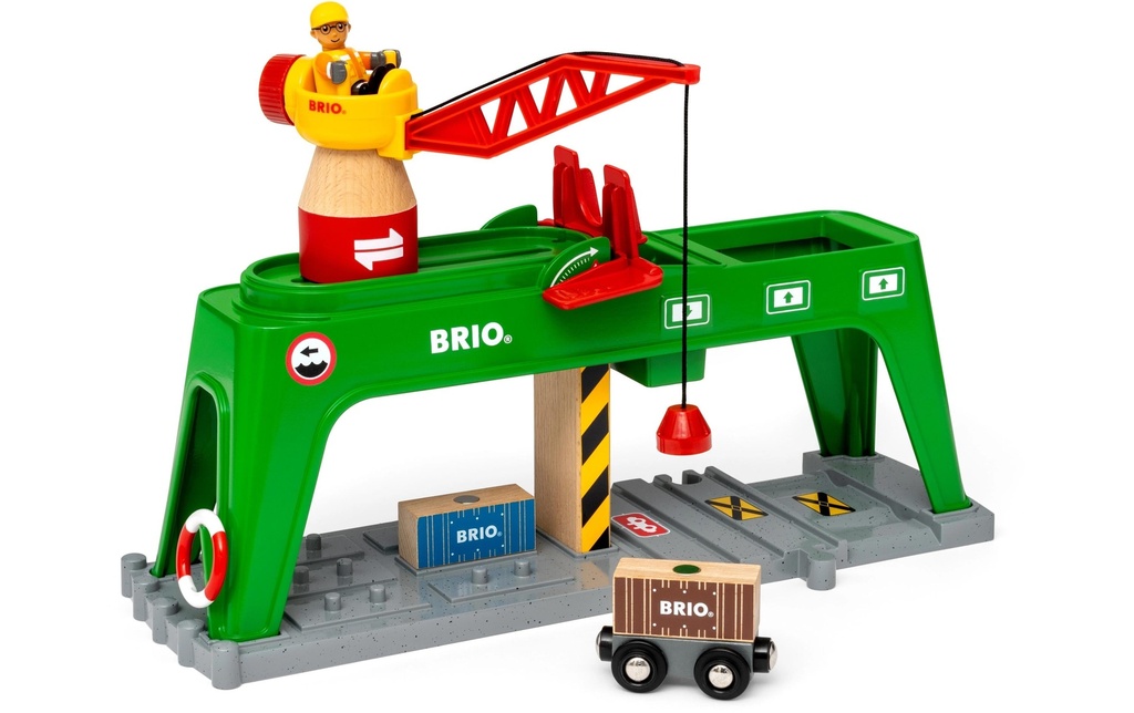 BRIO Terminal de chargement ferroviaire avec grue à conteneurs