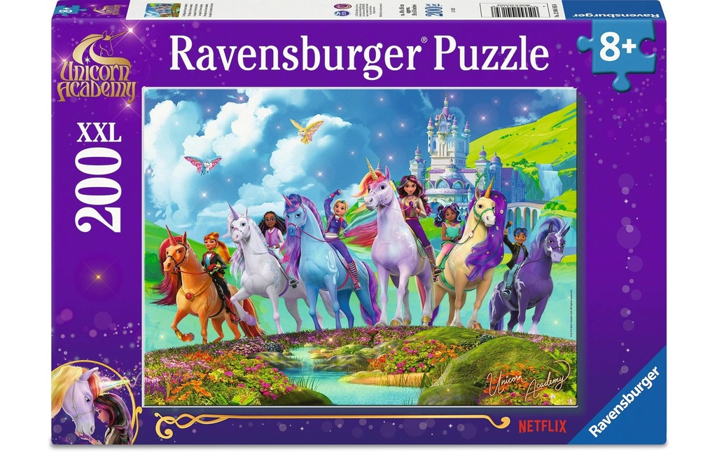 Ravensburger Puzzle Académie Unicorn 200 pièces XXL