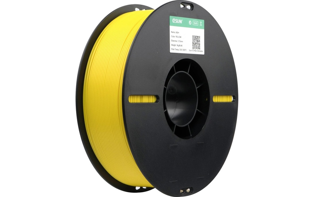 eSun Filament ASA+, Gelb 1.75 mm 1 kg