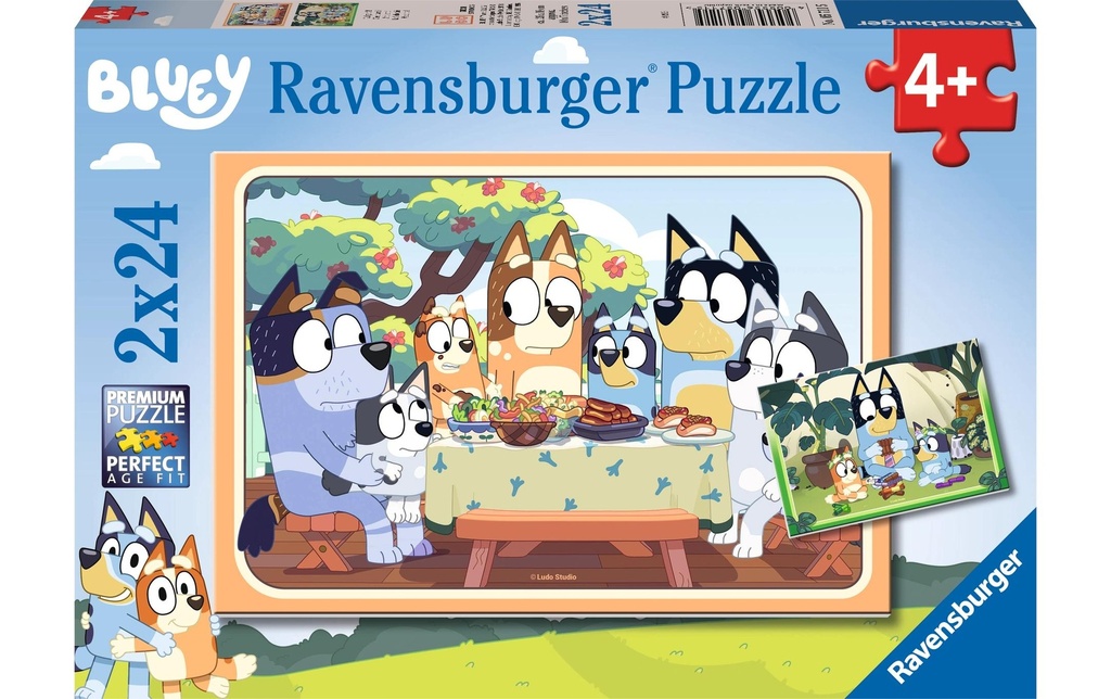 Ravensburger Puzzle Bluey 2 x 24 pièces