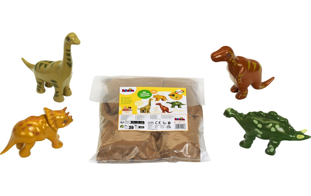 Klein-Toys Puzzle magnétique EST 4 dinosaures